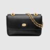 Replica Gucci Leather Small Shoulder Bag 576421