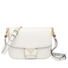 Prada Embleme Bag In White Saffiano Leather