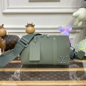 Louis Vuitton Men’s Keepal City Handbag – Army Green