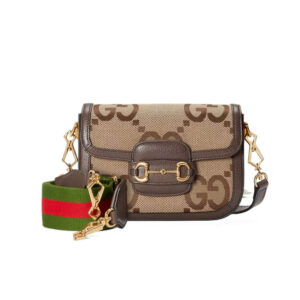 Replica Gucci Horsebit 1955 Jumbo GG Mini Bag 658574