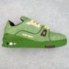 Louis Vuitton Trainer LV Low-Top Casual Shoes Sneakers Sports Shoes Men's Shoes Women's Shoes Green 1ACR6E
