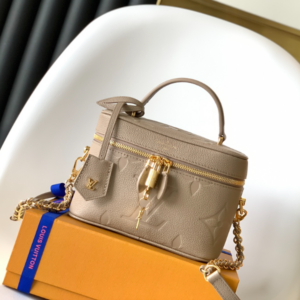 Louis Vuitton Giant Monogram Vanity Small Handbag – Gray