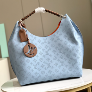 Louis Vuitton Carmel Hobo Tote Handbag – Blue