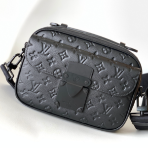Louis Vuitton S Lock Messenger Bag – Black