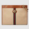 Replica Gucci Vintage Canvas Rajah GG Tweed Large Tote 537219