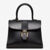 Delvaux Brillant MM Bag in Black Box Calf Leather