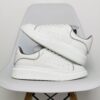 Alexander McQueen White Grey 3M Reflective Low-Top Skate Shoes Casual Footwear Chunky Sole Height-Enhancing Shoes Men's Shoes Women's Shoes 561123WHTQK9071