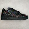 Louis Vuitton Takashi Murakami LV Trainer Louis Vuitton Low-Top Casual Shoes, Trainers, Sneakers Men's Shoes, Women's Shoes Takashi Murakami Black 1AHEKZ