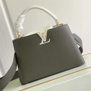 Louis Vuitton Capucines Medium MM Bag – Gray