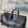 Louis Vuitton KEEPALL BANDOULIÈRE 50 Travel Bag – Black