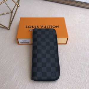 Louis Vuitton Men’s Vertical Zip Wallet – Blue