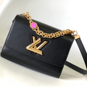 Louis Vuitton Twist Medium Handbag – Black