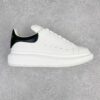 Alexander McQueen Black and White Leather-Trimmed Low-Top Sneakers Casual Footwear Platform Shoes Height-Enhancing Shoes Men's Shoes Women's Shoes 553680WHGP59061