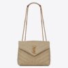 Saint Laurent Loulou Small Bag In Linen Canvas