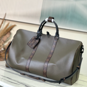 Louis Vuitton Keepall Bandoulière 50 Travel Bag – Black