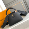 Louis Vuitton Capucines BB Galet Mini Bag – Black