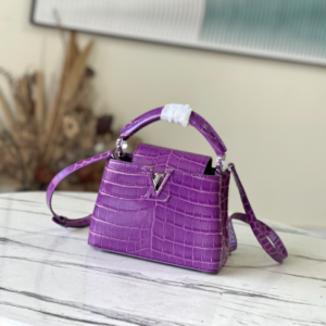 Louis Vuitton Capucines Mini Handbag – Purple