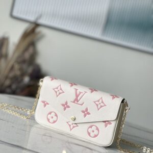 Louis Vuitton Pochette Félicie Chain Bag – White