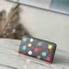 Louis Vuitton Zippy Zipper Polka Dot Wallet