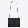 Saint Laurent Niki Baby Bag In Black Lambskin