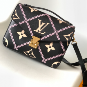 Louis Vuitton Pochette Metis Handbag – Black