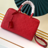 Louis Vuitton Speedy 30 Travel Handbag – Red