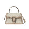 Replica Gucci Small Dionysus Top Handle Bag 739496 Oatmeal Leather Trim