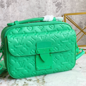 Louis Vuitton Men’s S Lock Messenger Bag – Green