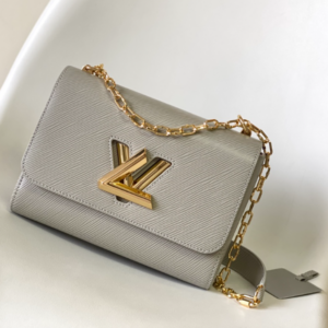 Louis Vuitton Twist Medium Handbag – Gray