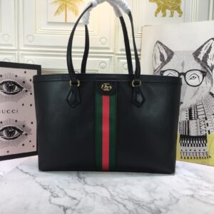 Replica Gucci Ophidia leather tote
