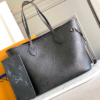 Louis Vuitton Neverfull MM Monogram Handbag – Black