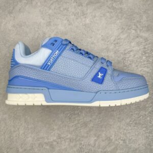 Louis Vuitton Trainer LV Low-Top Casual Shoes Sneakers Sports Shoes Men's Shoes Women's Shoes Blue 1ACQ6W