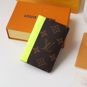 Louis Vuitton Pocket Organizer Blurry Monogram Wallet – Yellow