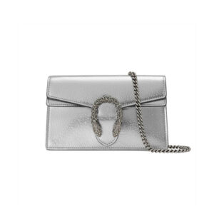 Replica Gucci Silver Dionysus Super Mini Bag 476432