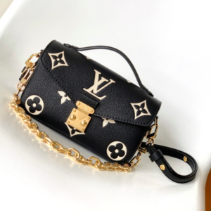 Louis Vuitton Pochette Métis East West Handbag – Black