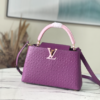 Louis Vuitton Medium Capucines Ostrich Leather Handbag – Purple