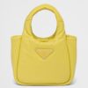 Prada Small Top-handle Bag in Yellow Nappa Leather