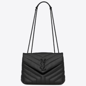 Saint Laurent So Black Loulou Small Shoulder Bag