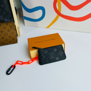 Louis Vuitton Key Case Orange Chain – Black