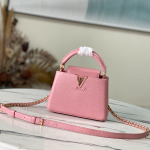 Louis Vuitton Capucines Mini Fluorescent Powder Handbag