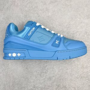 aLouis Vuitton Trainer Blue Low-Top Casual Shoes, Skate Shoes, Trainers for Men and Women 1AARFG