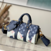 Louis Vuitton Acc KEEPALL BANDOULIÈRE 25 Handbag – Blue