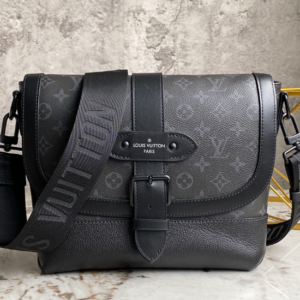 Louis Vuitton Saumur Messenger Bag – Black