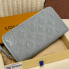 Louis Vuitton Monogram Unplant Leather Zippy Wallet