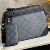 Louis Vuitton Men’s Trio Messenger Bag – Black/Gray