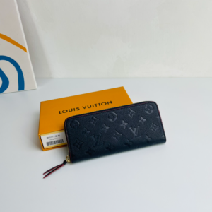 Louis Vuitton Monogram Empreinte Clemence Wallet – Blue