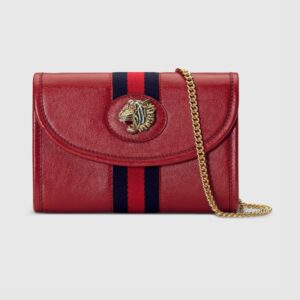 Replica Gucci Smooth Leather Rajah Mini Bag 573797