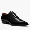 Dior Black LA Derby Flat Shoe With White Star