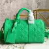 Louis Vuitton Men’s Pillow Keepall 25 Handbag – Green