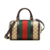 Replica Gucci Vintage Web Original GG Boston Bag 269876 Coffee